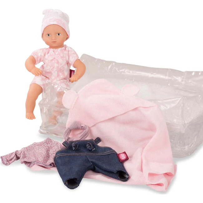 Gotz Mini Aquini Doll Set 8.7" Baby Doll Playset