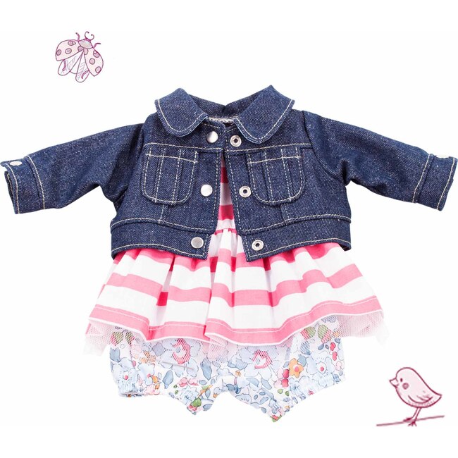 Vacanze Baby Combo Doll Clothing 3-Piece Accessory Set for Baby Dolls up to 13" - Doll Accessories - 1