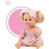 Sleepy Aquini Girl Flower - 13" Bath Baby Girl Doll with Blonde Hair to Wash and Style - Dolls - 1 - thumbnail