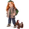 Hannah and her dog Leo Print - Dolls - 1 - thumbnail