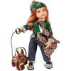Hannah and her dog Leo Print - Dolls - 2