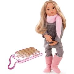 Poupée Götz Happy Kidz – Emily 2016 – 48 Cm – Manteau Rose Fourrure (sold Out)