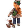 Hannah and her dog Leo Print - Dolls - 3