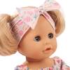 Sleepy Aquini Girl Flower - 13" Bath Baby Girl Doll with Blonde Hair to Wash and Style - Dolls - 3 - thumbnail
