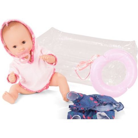 Sleepy Aquini Girl Cherry Kiss 13" bathing fun baby doll playset