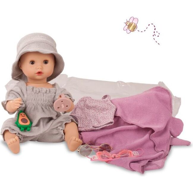 Sleepy Aquini 13" Baby Baby Drink and Wet Doll