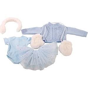 Skating Beauty Combo 5 Piece Outfit for 18 - 19" Standing Dolls