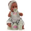 Sleepy Aquini - 13" Drink & Wet Bath Baby Girl Doll with Potty, Bottle and Pacifier - Dolls - 2 - thumbnail
