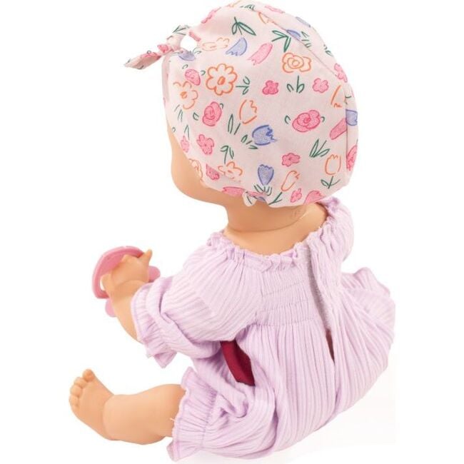 Sleepy Aquini Girl BliBlaBlume 13" All Vinyl Drink & Wet Bath Baby Doll with Bathtub and Accessories - Dolls - 3