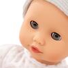 Muffin to Dress 13" Soft Body Baby Doll with Blue Sleeping Eyes and Grey Cap - Dolls - 2 - thumbnail