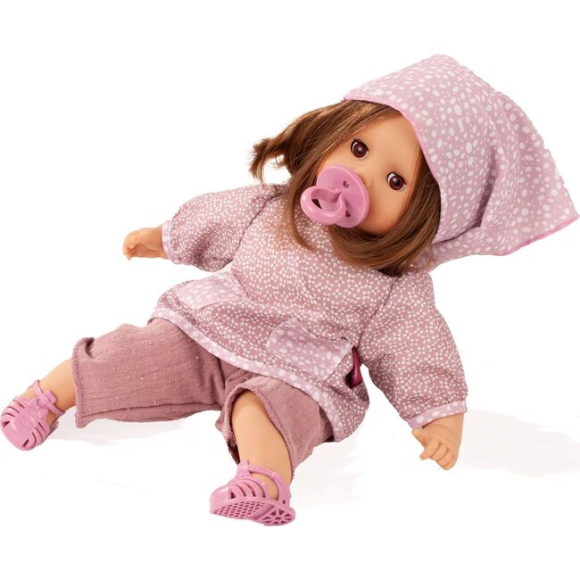 Muffin Soft Mood 13" Cuddly Baby Doll with Brown Hair to Wash and Style