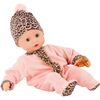 Muffin Leopard Pnk outfit 13" Soft Baby Doll - Dolls - 1 - thumbnail