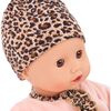 Muffin Leopard Pnk outfit 13" Soft Baby Doll - Dolls - 2