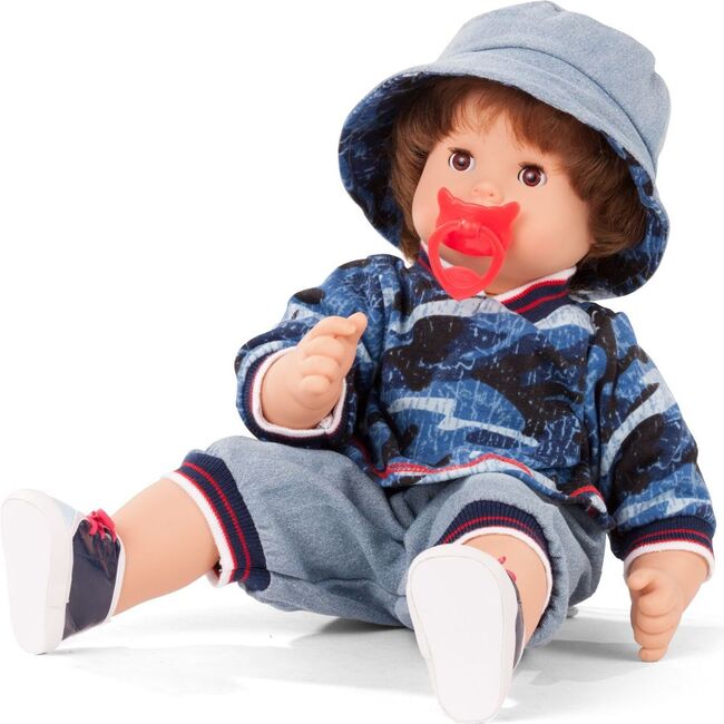 Maxy Muffin Fashionisto 16.5" Boy Baby Doll with Soft Body