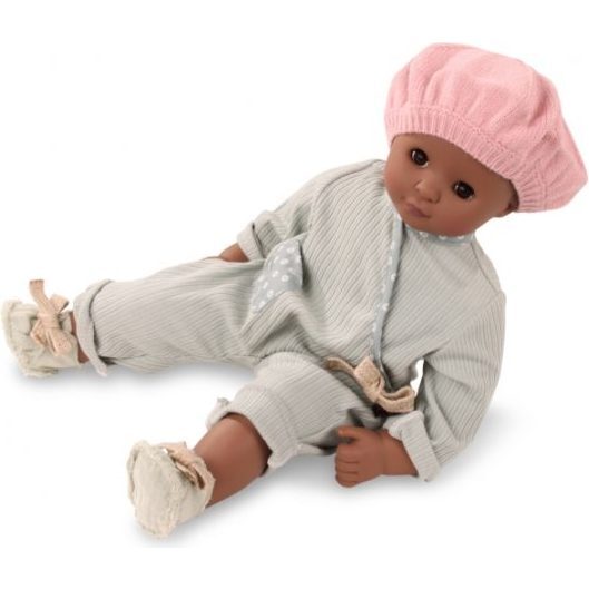 Maxy Muffin Avocado 16.5" Soft Baby Doll with Brown Skin and Brown Eyes