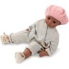 Maxy Muffin Avocado 16.5" Soft Baby Doll with Brown Skin and Brown Eyes - Dolls - 2 - thumbnail