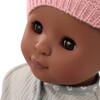 Maxy Muffin Avocado 16.5" Soft Baby Doll with Brown Skin and Brown Eyes - Dolls - 4 - thumbnail