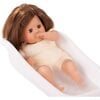 Cosy Aquini 13" Lucky Mushroom - Soft Cloth Brunette Bath Baby Doll with Brown Sleeping Eyes - Dolls - 4 - thumbnail