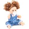 Aquini Girl My Star 13" Baby Doll with Brown Hair and Sleepy Eyes Includes Accessories - Dolls - 1 - thumbnail