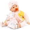 Cookie 19" Baby Doll with Colorful Outfit Stuffed Animal and Sleepy Brown Eyes - Dolls - 2 - thumbnail