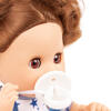 Aquini Girl My Star 13" Baby Doll with Brown Hair and Sleepy Eyes Includes Accessories - Dolls - 2 - thumbnail