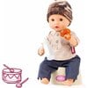 Aquini 13" Drink & Wet Anatomically Correct Boy Bath Baby Doll with Potty - Dolls - 5 - thumbnail
