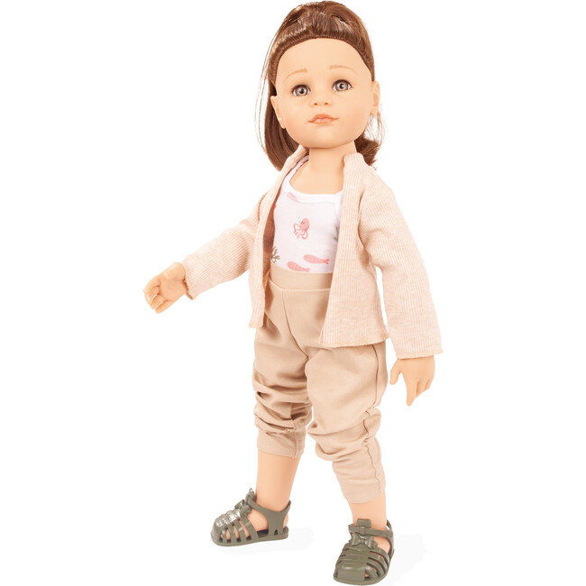 Gotz Hannah Every Season - 19.5" Posable Doll with Extra Outfits & Accessories for Every Season - Long Brown Hair to Wash & Style with Stone Grey Eyes - Dolls - 9
