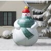 Snowman Inflatable - Outdoor Decor - 1 - thumbnail