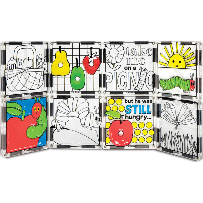 PaintOn Very Hungry Caterpillar Magna-Tiles Structure Set - Activities - 3