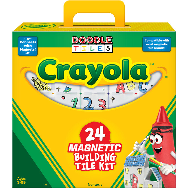 Crayola Doodle Magentic Tiles 24-Piece Set