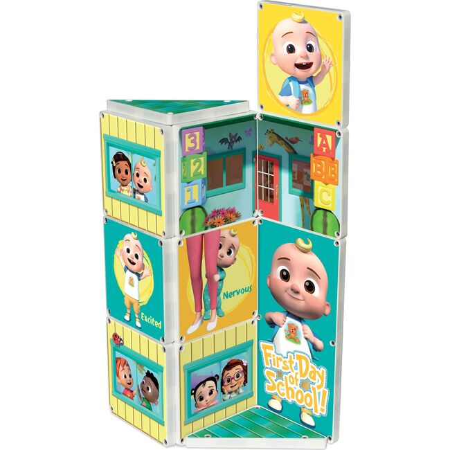 CoComelon® Schooltime Songs Magna-Tiles Structure Set, Ages 3+, 36 Pieces by CreateOn - Magnetic Tiles - 3