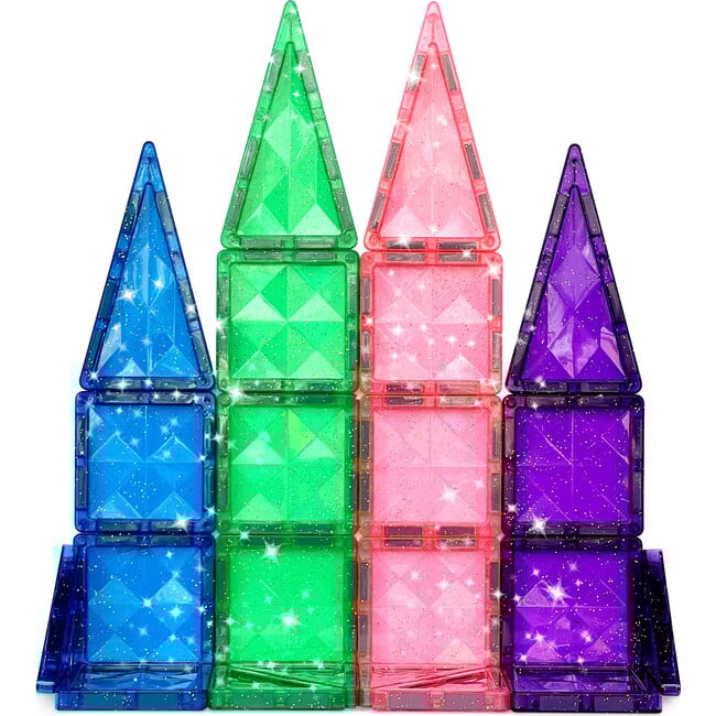 Crayola Magnetic Glitter PIP-Tiles 24-Piece Set - STEM Toys - 4