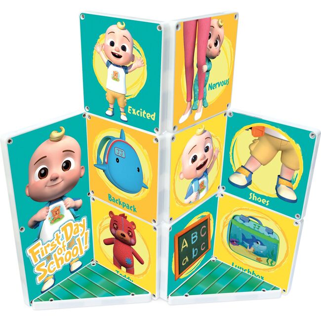 CoComelon® Schooltime Songs Magna-Tiles Structure Set, Ages 3+, 36 Pieces by CreateOn - Magnetic Tiles - 4