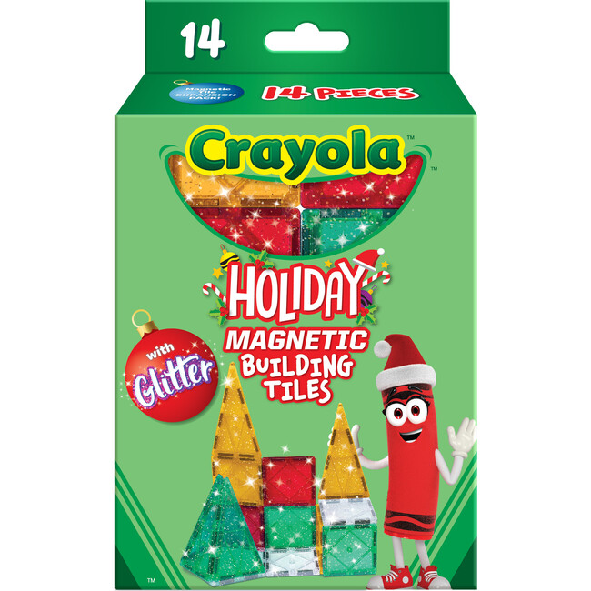 Crayola Magnetic Holiday Starter Set - Magnetic Tiles - 4