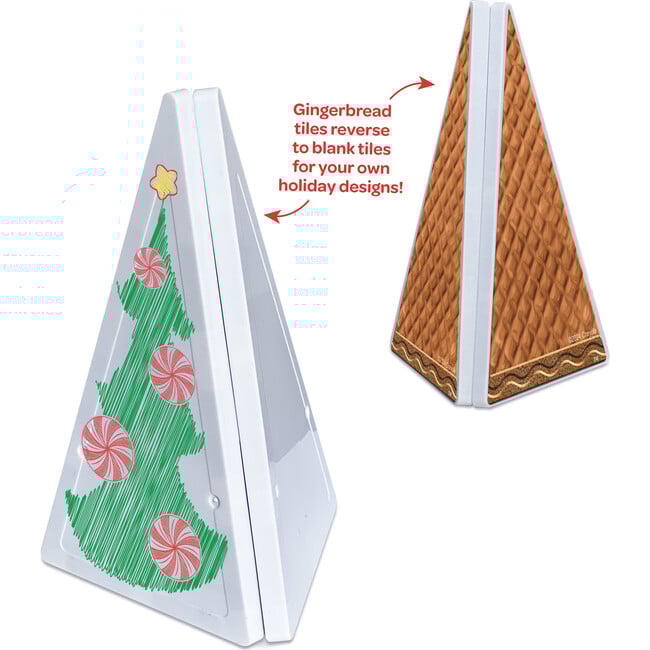 Crayola Magnetic Holiday Starter Set - Magnetic Tiles - 6