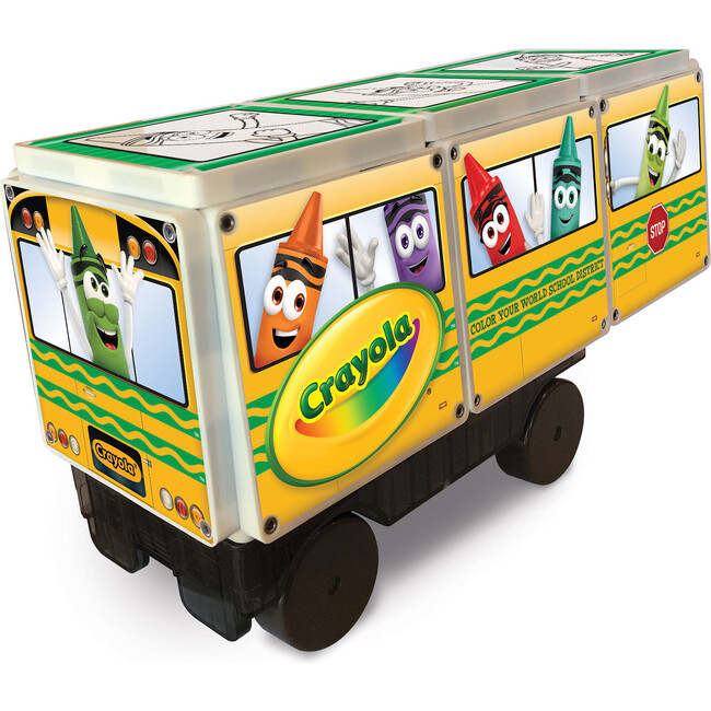 The Crayola Creativity Bus Magna-Tiles Set - Magnetic Tiles - 2
