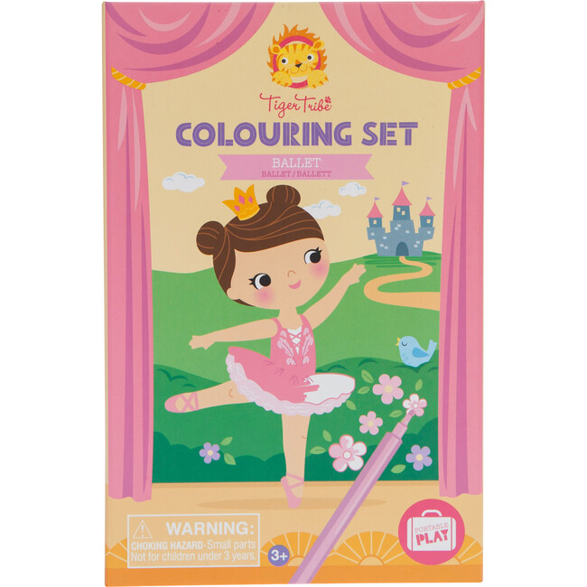 Tiger Tribe: Coloring Set - Ballet - Activity Set w/ Stickers