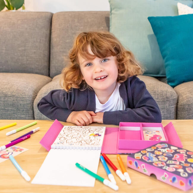 Tiger Tribe: Coloring Set - Magical Creatures Activity Set w/ Stickers - Coloring - 3