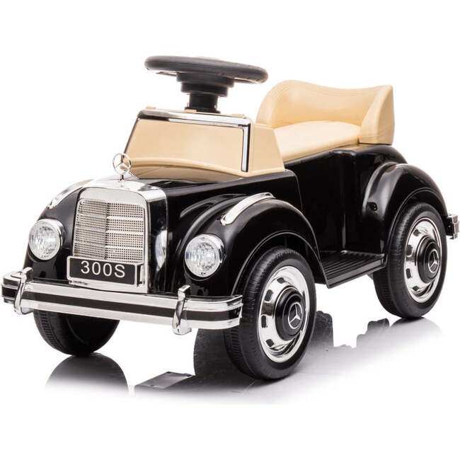 6V Mercedes Benz 300S 1 Seater Mini Ride-On Car for Kids (Black)