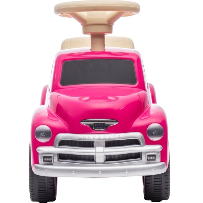Chevrolet 3100 Vintage Push Car for Toddlers (Pink) - Ride-Ons - 4