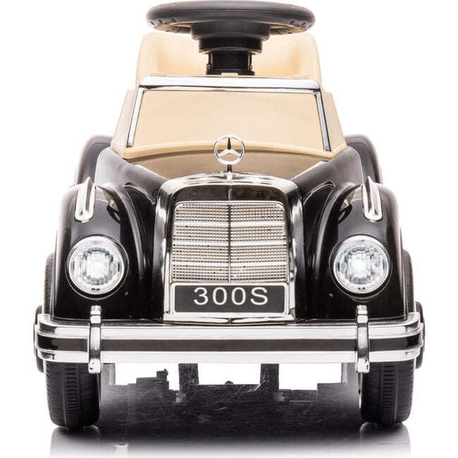 6V Mercedes Benz 300S 1 Seater Mini Ride-On Car for Kids (Black) - Ride-Ons - 4