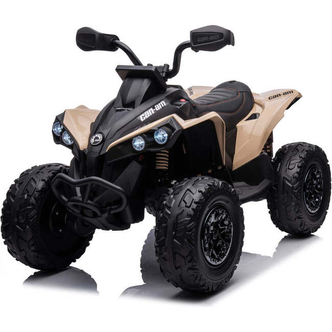 24V Can Am Renegade 1-Seater Kids ATV (Khaki)