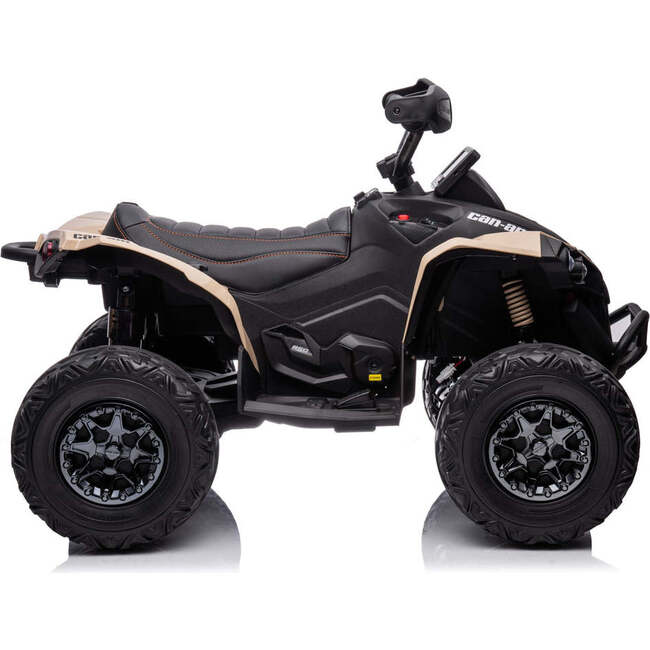 24V Can Am Renegade 1-Seater Kids ATV (Khaki) - Ride-Ons - 3
