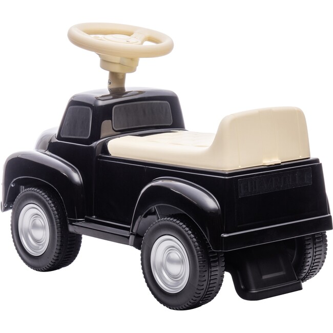 Chevrolet 3100 Vintage Push Car for Toddlers (Black) - Ride-Ons - 5