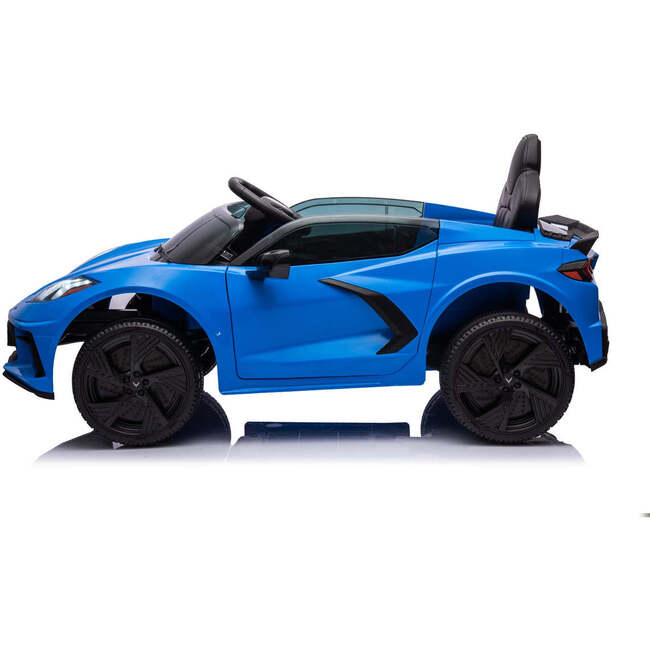 12V Chevrolet Corvette C8 1-Seater Kids Ride-On Car (Blue)