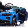 12V Chevrolet Corvette C8 1-Seater Kids Ride-On Car (Blue) - Ride-Ons - 3