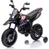 12V Aprilia Motorcycle 1 Seater Ride On for Kids (Black) - Ride-Ons - 1 - thumbnail