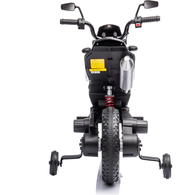 12V Aprilia Motorcycle 1 Seater Ride On for Kids (Black) - Ride-Ons - 3