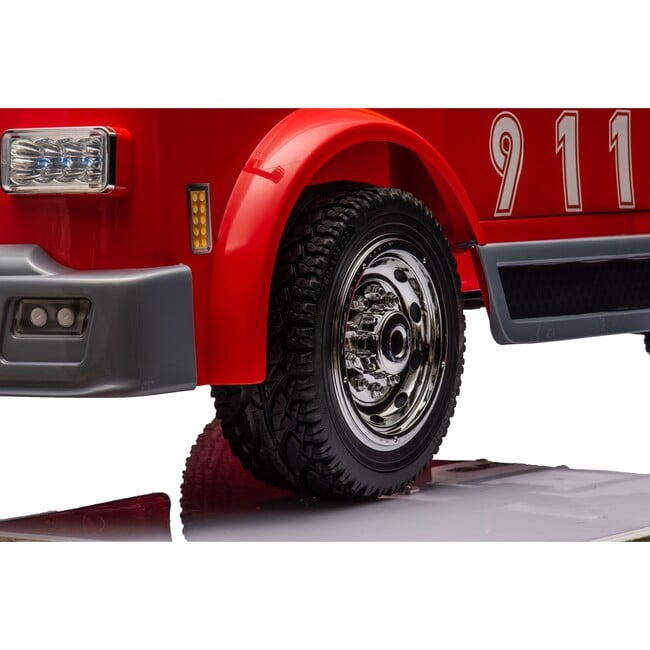 24V Freddo Fire Truck 2-Seater Ride on - Ride-Ons - 3