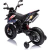 12V Aprilia Motorcycle 1 Seater Ride On for Kids (Black) - Ride-Ons - 5
